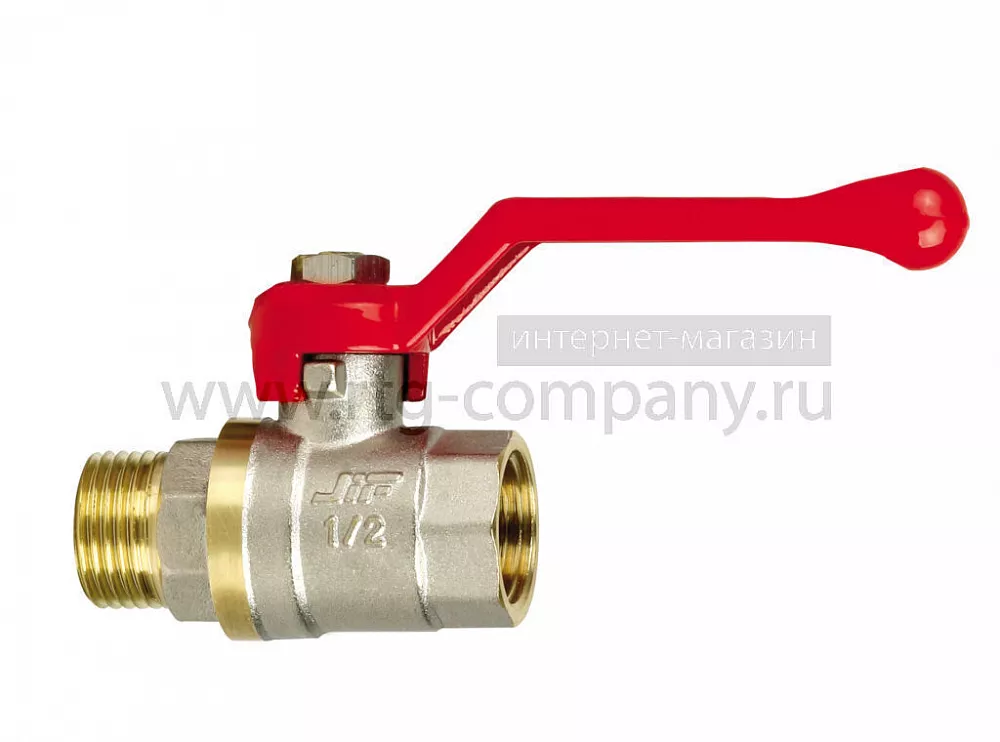 Кран шаровый "рычаг" ВН внутренняя наружная резьба 1 1/2" (JIF.352) уп 4 шт