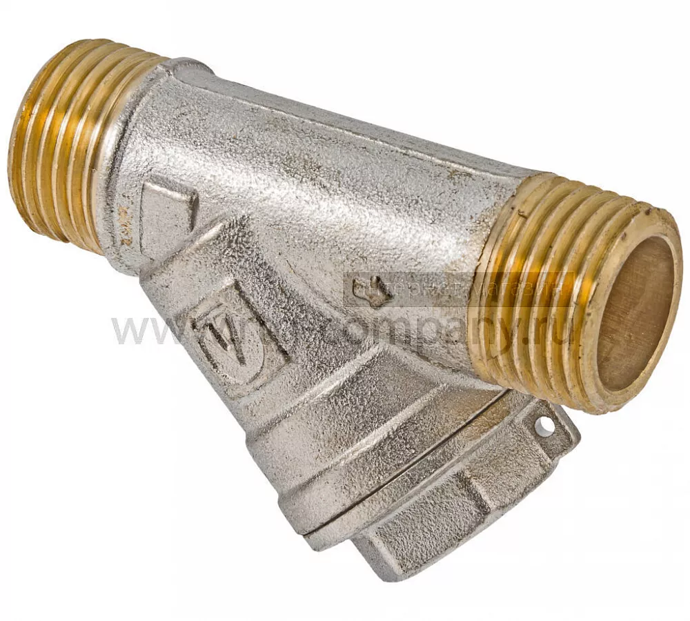 Фильтр косой НН наружная резьба 1/2" (Valtec VT 190) уп 14 шт