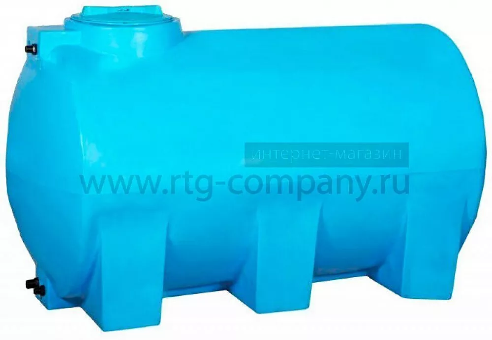 Бак для воды пластиковый  1500 л ATH-1500 синий с поплавком Акватек