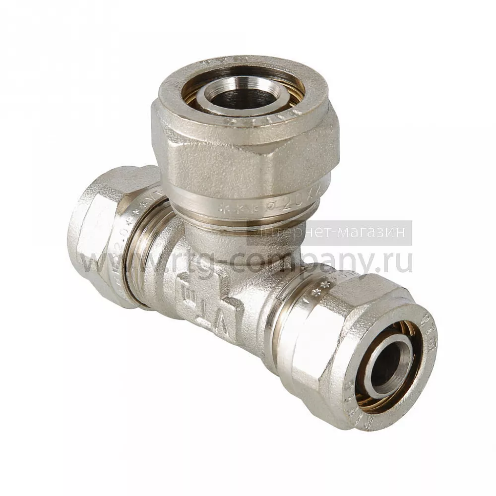Тройник обжимной 20*26*20 (Valtec) VTm.331