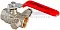 Кран шаровый с дренажом  и воздухоотводчиком"рычаг" ВВ внутренняя резьба  1/2" (Valtec VT 245) уп 12 шт