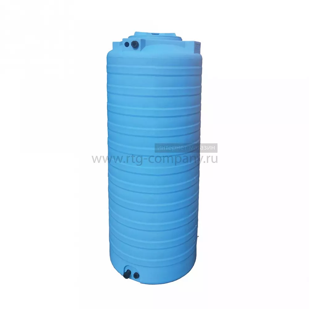Бак для воды пластиковый   500 л ATV-500 U  синий без поплавка Акватек